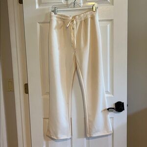 Anrabess Women's Cream Jogger Pants